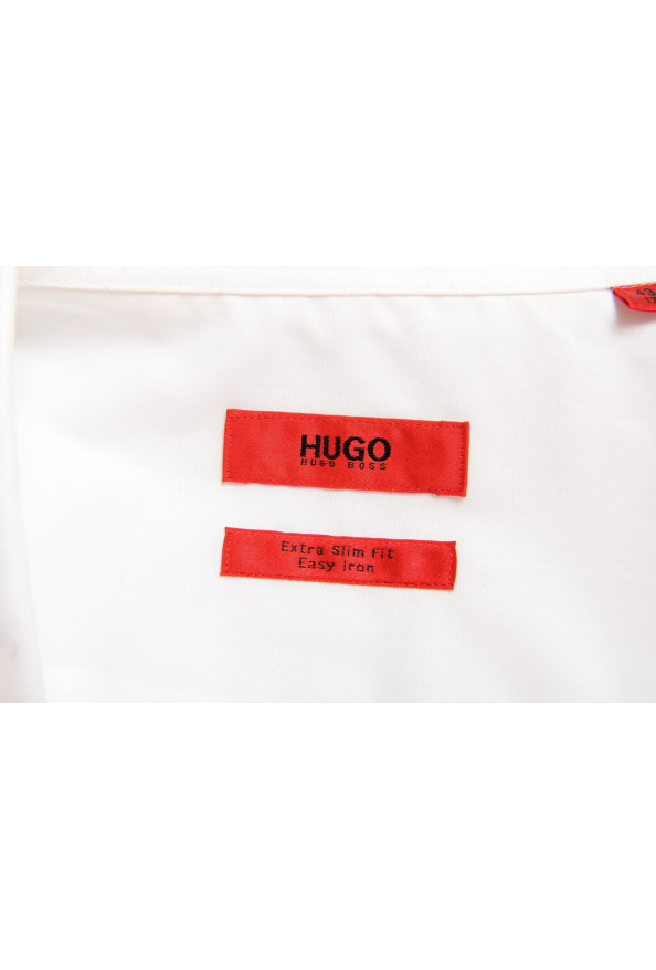 Hugo Boss Men's "Ernie" Extra Slim Fit White Long Sleeve Shirt : Picture 9