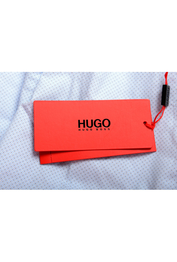 Hugo Boss Men's "Kason" Slim Fit Geometric Print Long Sleeve Shirt : Picture 8