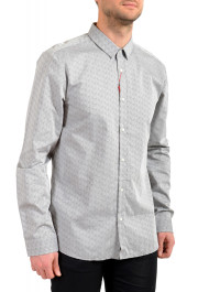Hugo Boss Men's "Ero3" Extra Slim Fit Geometric Print Casual Shirt : Picture 2