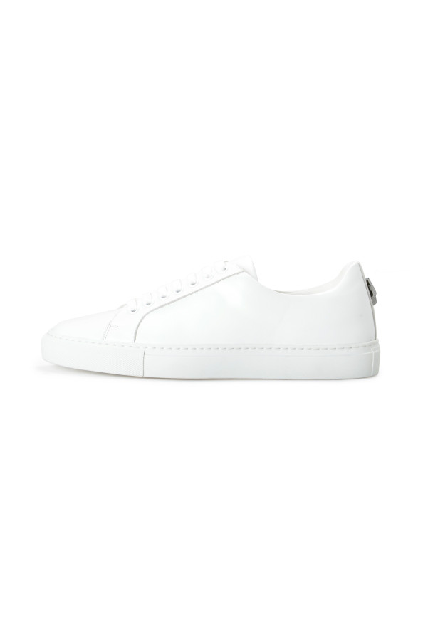Cavalli Class Men's White Leather Fashion Sneakers Shoes: Picture 2