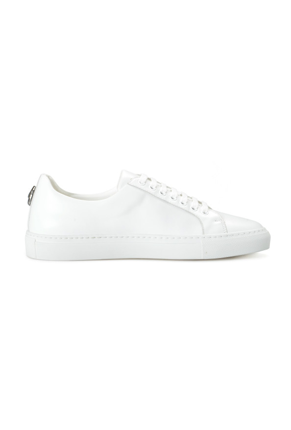 Cavalli Class Men's White Leather Fashion Sneakers Shoes: Picture 4