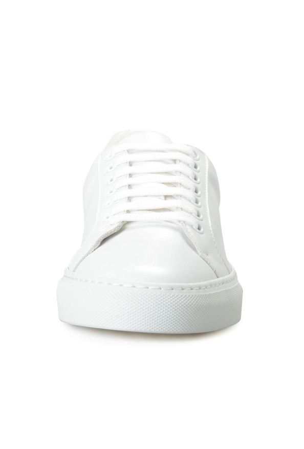 Cavalli Class Men's White Leather Fashion Sneakers Shoes: Picture 5