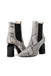 Roberto Cavalli Women's Python Leather High Heel Bootie Shoes: Picture 8