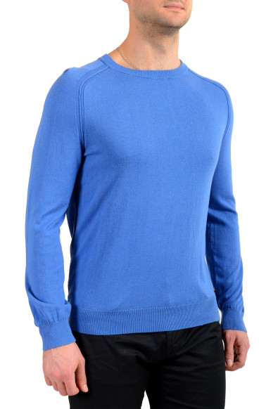 Hugo Boss Men's "Keaton" Blue Wool Crewneck Pullover Sweater : Picture 2