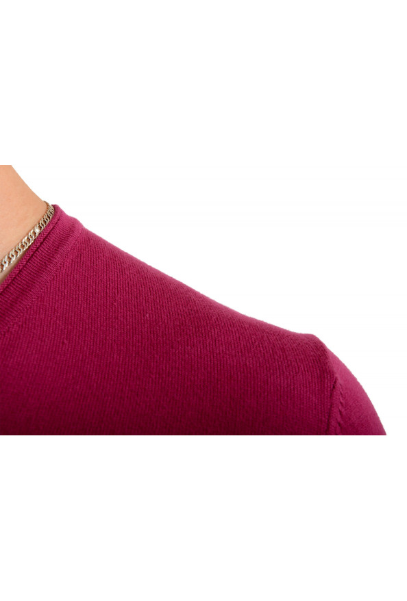 Hugo Boss Men's "Gent-3" Regular Fit V-Neck Purple Pullover Sweater : Picture 4