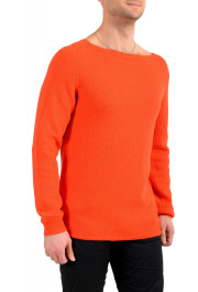 Hugo Boss Men's "Giacomo" Slim Fit Orange Wool Pullover Sweater : Picture 2