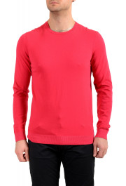 Hugo Boss Men's "Brantton-2" Modern Slim Fit Pink Pullover Sweater 