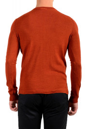 Hugo Boss Men's "Albano" Brown Wool V-Neck Pullover Sweater: Picture 3