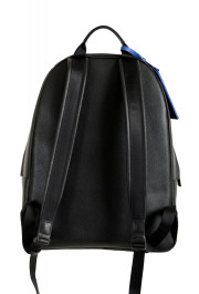 Cavalli Class Unisex Black Leather Backpack Bag: Picture 5