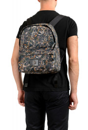 Roberto Cavalli Unisex Multi-Color Animal Print Backpack Bag: Picture 9