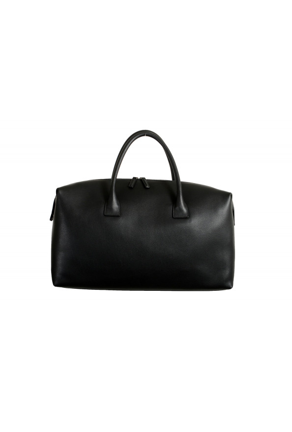 Cavalli Class Unisex Black Leather Duffel Travel Bag: Picture 9