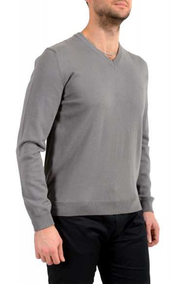 Hugo Boss Men's "Barneys" Gray V-Neck Pullover Sweater : Picture 2