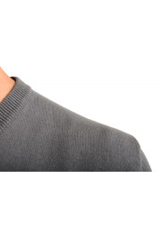 Hugo Boss Men's "Barneys" Gray V-Neck Pullover Sweater : Picture 4