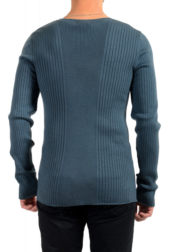 Hugo Boss Men's "Shelby" Blue 100% Wool Crewneck Pullover Sweater: Picture 3