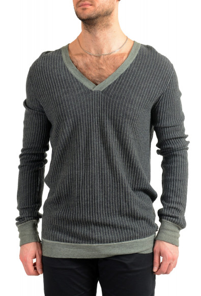 Hugo Boss Men's "Kotoran" Wool Alpaca V-Neck Pullover Sweater