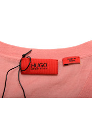 Hugo Boss Men's "Samila" Pink 100% Wool V-Neck Pullover Sweater : Picture 6