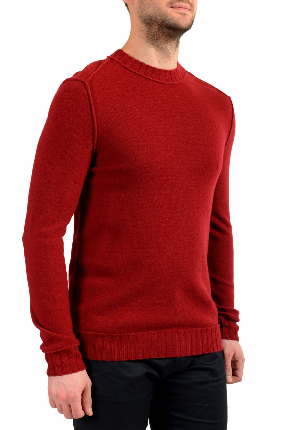 Hugo Boss Men's "Adwin" Red 100% Wool Crewneck Pullover Sweater : Picture 2