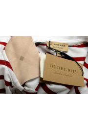Burberry Women's Striped Short Sleeve Polo Blouse Top: Picture 6