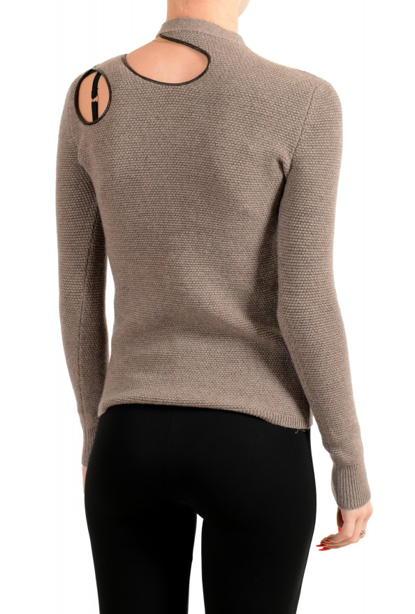 Tom Ford Women's Stone Gray Wool Knitted Sweater: Picture 3