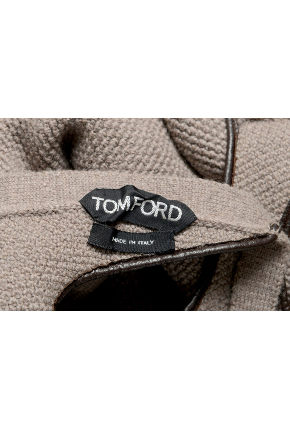 Tom Ford Women's Stone Gray Wool Knitted Sweater: Picture 5