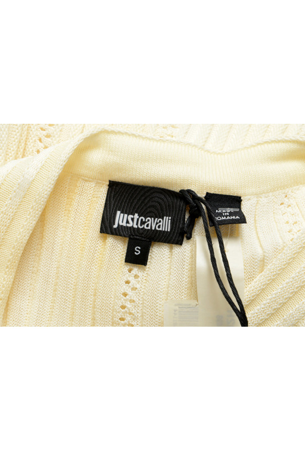 Just Cavalli Women's Ivory Knitted Pullover Sweater: Picture 5