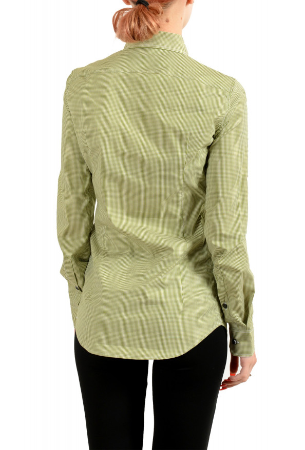Dsquared2 Women's Plaid Multi-Color Long Sleeve Button Down Shirt: Picture 3
