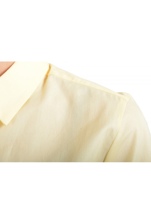 Maison Margiela Women's Yellow Long Sleeve Button Down Shirt: Picture 4