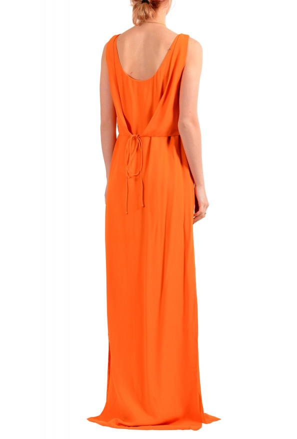 Hugo Boss Women's "Deblaska" Orange Evening Gown Maxi Dress: Picture 3