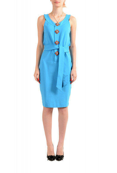 Dsquared2 Women's Blue Belted Bodycon Dress