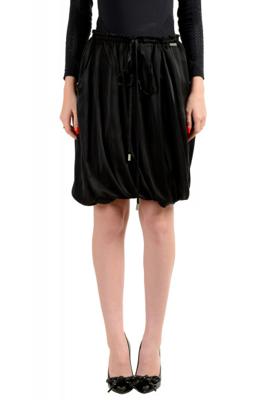 John Galliano Women's Black 100% Silk Mini Skirt