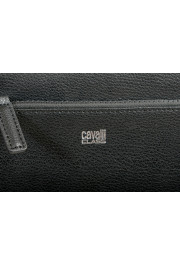 Cavalli Class Men's Black Textured Leather Crossbody Bag: Picture 3