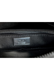 Cavalli Class Men's Black Textured Leather Crossbody Bag: Picture 6