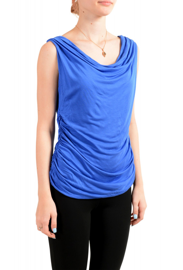 Versace Collection Women's Royal Blue Blouse Top: Picture 2