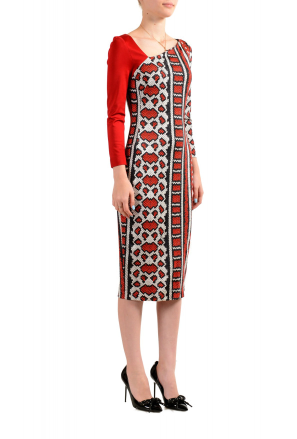 Just Cavalli Women's Multi-Color Berry Print Bodycon Dress: Picture 2