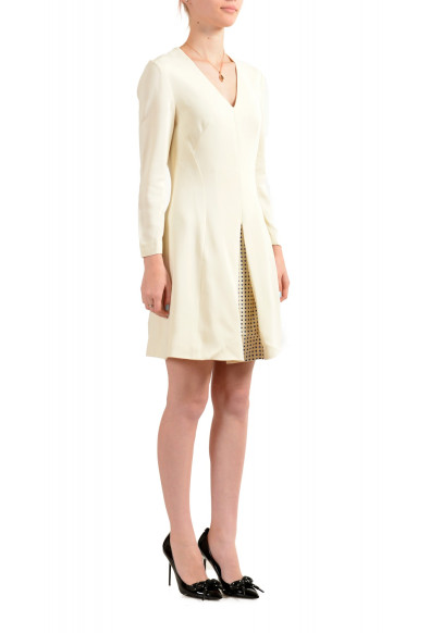 Just Cavalli Women's Ivory V-Neck Fit & Flare Dress : Picture 2