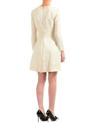 Just Cavalli Women's Ivory V-Neck Fit & Flare Dress : Picture 3