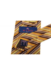 Etro Men's Multi-Color 100% Silk Striped Tie: Picture 3