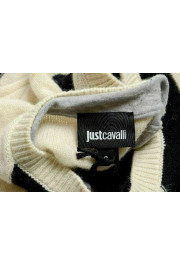 Just Cavalli Women's Alpaca Multi-Color Knitted Crewneck Sweater: Picture 4