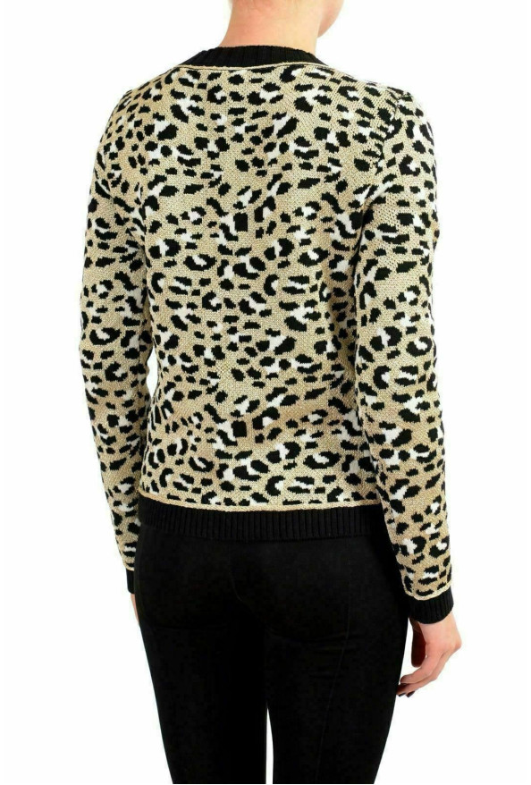 Just Cavalli Women's Multi-Color Leopard Print Cardigan Sweater : Picture 2