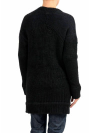 Just Cavalli Women's Wool Alpaca Black Knitted Cardigan Sweater: Picture 2