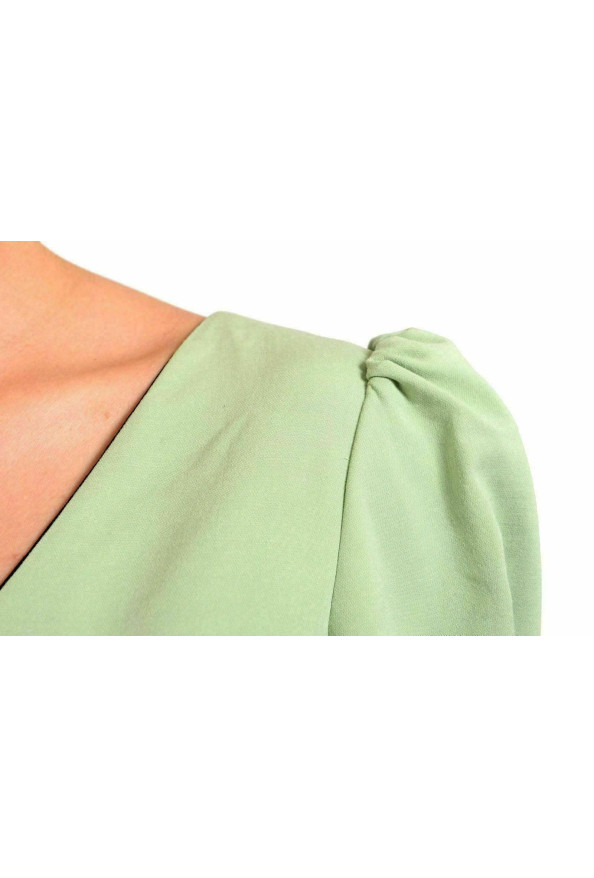 Just Cavalli Women's Light Green Short Sleeve Sheath Dress : Picture 4