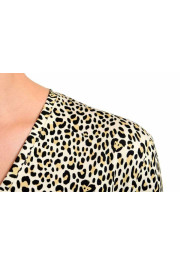 Just Cavalli Women's Leopard Print Long Sleeve Stretch Bodycon Dress : Picture 4