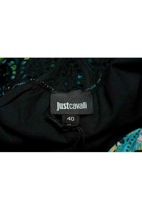 Just Cavalli Women's Multi-Color Short Sleeve Maxi Dress: Picture 5
