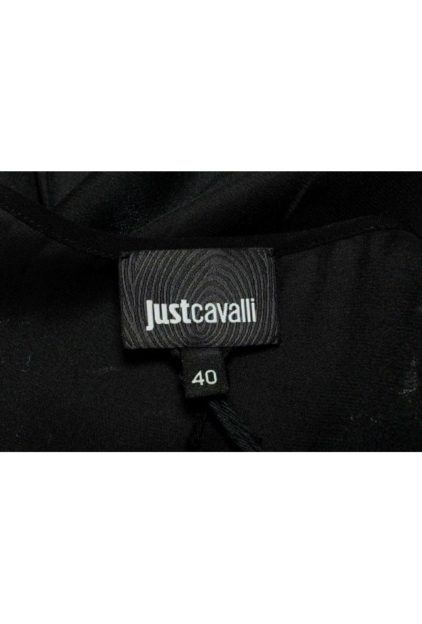 Just Cavalli Women's Silver Sleeveless Sheath Shift Dress : Picture 4
