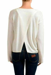 Maison Margiela MM6 Women's 100% Wool Ivory Pullover Crewneck Sweater : Picture 2
