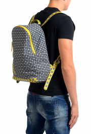Dolce & Gabbana Men's Multi-Color Patterned Leather Trim Backpack Bag: Picture 7