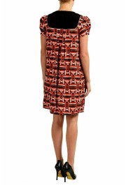 Just Cavalli Women's Multi-Color Short Sleeve Shift Dress : Picture 3