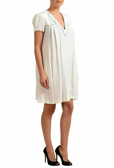 Just Cavalli Women's White Short Sleeve Sheath Dress : Picture 2