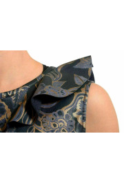 Just Cavalli Women's Multi-Color Sleeveless Open Back Sheath Dress: Picture 4