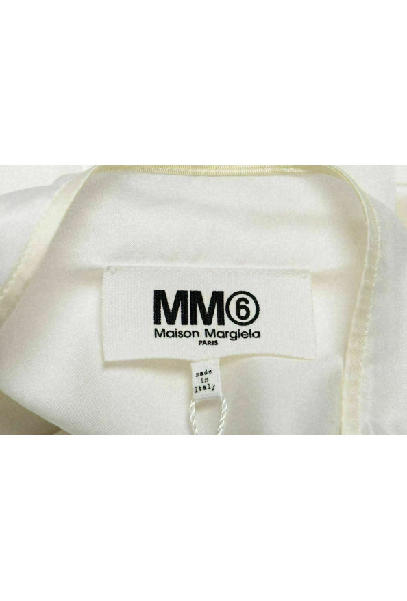 Maison Margiela MM6 Women's White 3/4 Sleeve Shift Dress : Picture 5